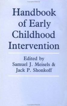 Paperback Handbook of Early Childhood Intervention Book