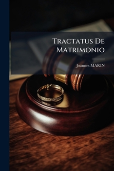 Paperback Tractatus De Matrimonio Book