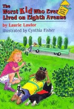 Hardcover The Worst Kid Who Ever Lived on Eighth Avenue (A Holiday House Reader, Level 3) Book