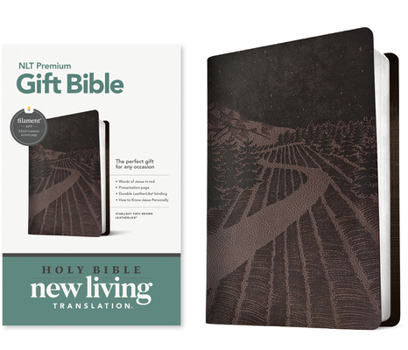Imitation Leather Premium Gift Bible Nlt, Filament Enabled (Leatherlike, Starlight Path Brown, Red Letter) Book