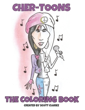 Paperback Cher-toons, Coloring Book: Cher, The Coloring Book
