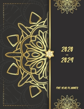 Paperback 5 Year Planner 2020 - 2024: Blessing Chakra 5 Year Planner Calendar Book 2020-2024 Size 8.5 x 11 Inch, 60 Months Calendar, 5 Year Appointment Cale Book