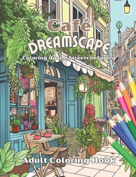 Paperback Café Dreamscape: Coloring Quaint Streets in Spring Book