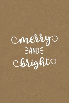 Paperback Merry and bright: All Purpose 6x9 Blank Lined Notebook Journal Way Better Than A Card Trendy Unique Gift Red and Green Dots Christmas Book