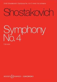 Paperback Shostakovich: Symphony No. 4, Op. 43 for Orchestra Study Score Book
