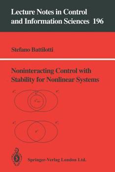 Paperback Noninteracting Control with Stability for Nonlinear Systems Book