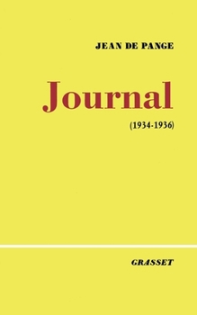Paperback Journal, Tome 3: 1934-1936 [French] Book