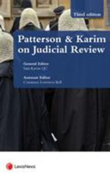 Hardcover Judicial Review: Law and Practice Third edition Book