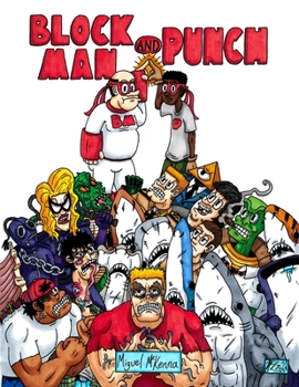 Paperback Block Man and Punch Book