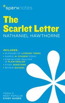 Paperback The Scarlet Letter Sparknotes Literature Guide: Volume 57 Book