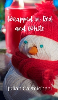 Hardcover Wrapped in Red and White Book