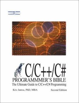 Paperback Jamsa's C/C++/C# Programmer's Bible Book