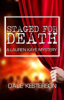 Paperback Staged for Death (Lauren Kaye Mystery) Book