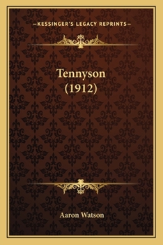 Paperback Tennyson (1912) Book