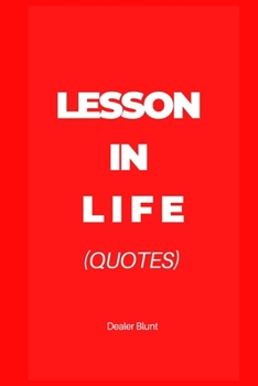 Paperback Lesson in Life: Quotes Book