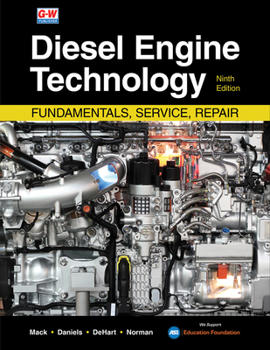 Hardcover Diesel Engine Technology: Fundamentals, Service, Repair Book