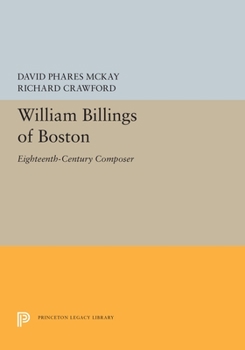 Paperback William Billings of Boston: Eighteenth-Century Composer Book