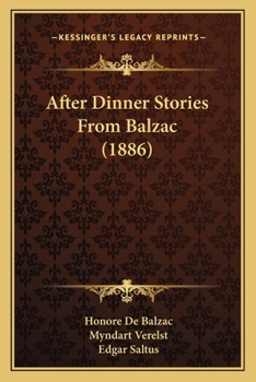 Paperback After Dinner Stories From Balzac (1886) Book