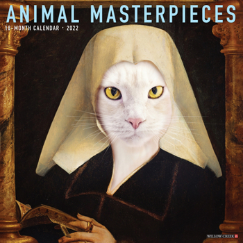 Calendar Animal Masterpieces 2023 Wall Calendar Book