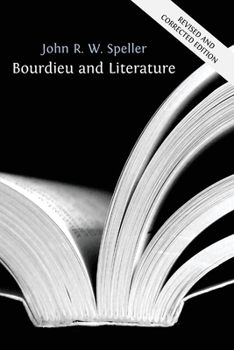 Paperback Bourdieu and Literature Book