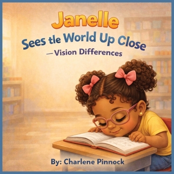 Paperback Janelle Sees the World Up Close - Vision Differences Book