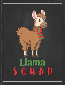 Paperback Llama Squad: Cute Alpaca Gifts Llama Llama Books for Kids Lightly Lined Pages Daily Journal Diary Notepad Book