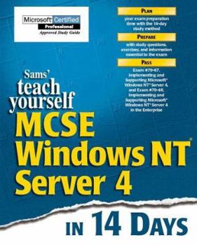 Paperback Teach Yourself Windows NT Server MCSE Exam Book