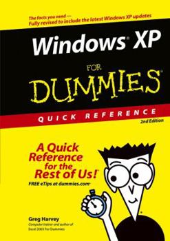 Paperback Windows XP for Dummies Quick Reference Book