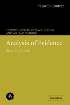Paperback Analysis of Evidence Book