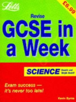 Paperback Revise GCSE in a Week Science Book