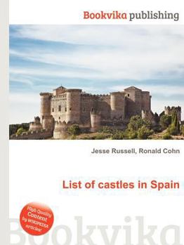 Paperback List of Castles in Spain Book