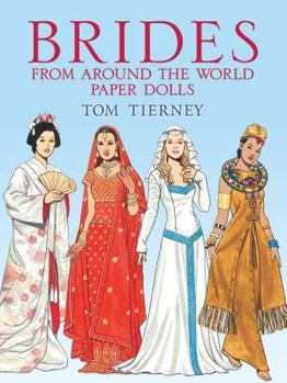 Paperback Brides from Around the World Paper Dolls Book