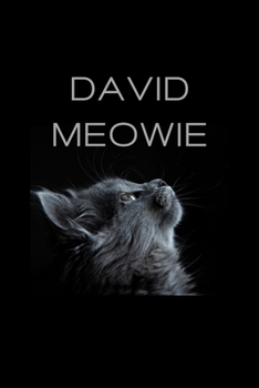 David Meowie: Personalized Name Journal Notebook for Cat and Unicorn Lovers - (Wide Ruled Notebook, 100 Pages, 6x9 inches)