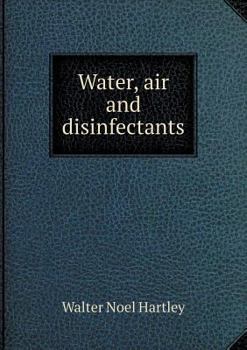 Paperback Water, air and disinfectants Book