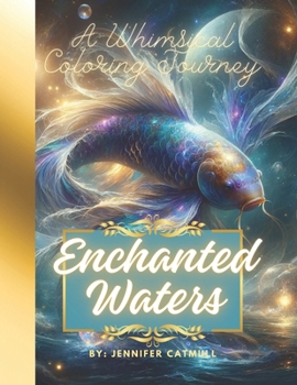 Paperback Enchanted Waters: A whimsical Coloring Journey Book