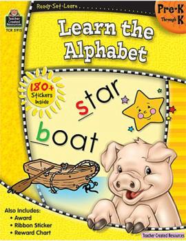 Paperback Ready-Set-Learn: Learn the Alphabet Prek-K Book