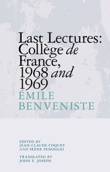 Paperback Last Lectures: Collège de France 1968 and 1969 Book