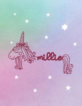 Paperback Millie: Unicorn Name Notebook Book