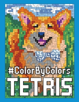 Paperback Tetris #ColorByColors Book