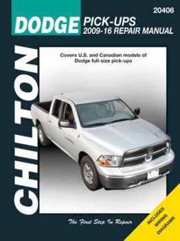 Paperback Dodge Full-size Pick-ups, 2009-16 (Chilton Automotive) Book