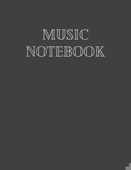 Paperback Music Notebook Book