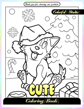 Paperback Squish Cute Coloring Book Adorable Character: Dive Palette Colors Sweet Charming Scenes Book
