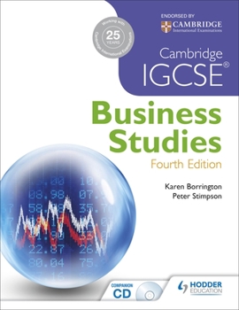 Paperback Cambridge IGCSE Business Studies 4th Edition Book