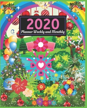 2020 Planner Weekly and Monthly: Weekly Monthly Calendar Planner, to Do List Agenda for Women, Floral 2020 Planner Weekly and Monthly gifts for Teenage Girl