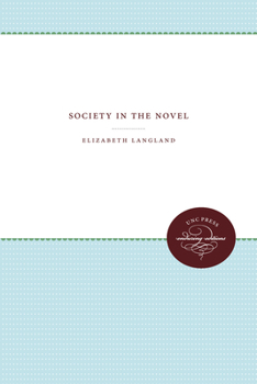 Hardcover Society in the Novel Book