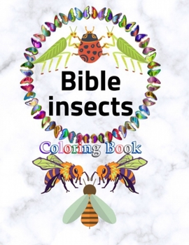 Paperback bible insects: coloring book