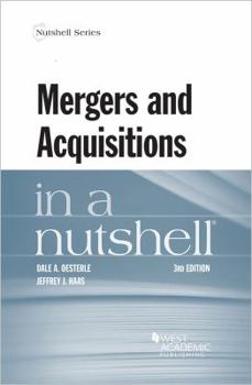 Paperback Mergers and Acquisitions in a Nutshell (Nutshells) Book
