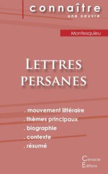 Paperback Fiche de lecture Lettres persanes de Montesquieu (analyse littéraire de référence et résumé complet) [French] Book
