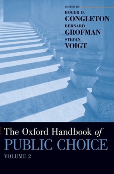 Hardcover The Oxford Handbook of Public Choice, Volume 2 Book