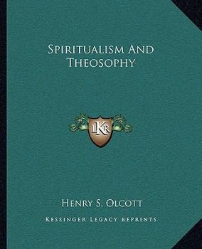 Paperback Spiritualism And Theosophy Book